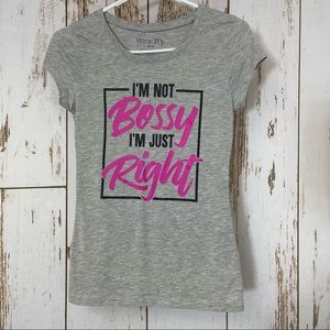 Wound Up, Bossy Graphic T-Shirt. Size Small. In new condition!